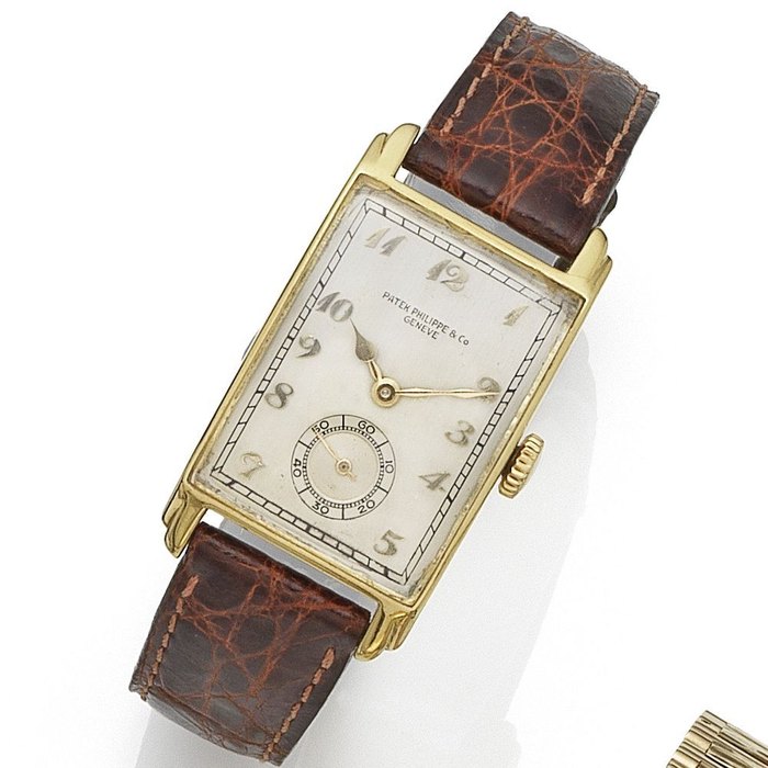 Patek Philippe. An 18K gold manual wind wristwatch Case No.629261, Movement No.835531, Circa 1943