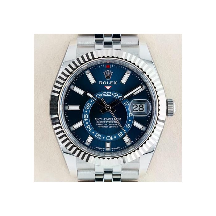 Rolex Sky-Dweller“Blue” Fluted Jubilee Ref. 336934