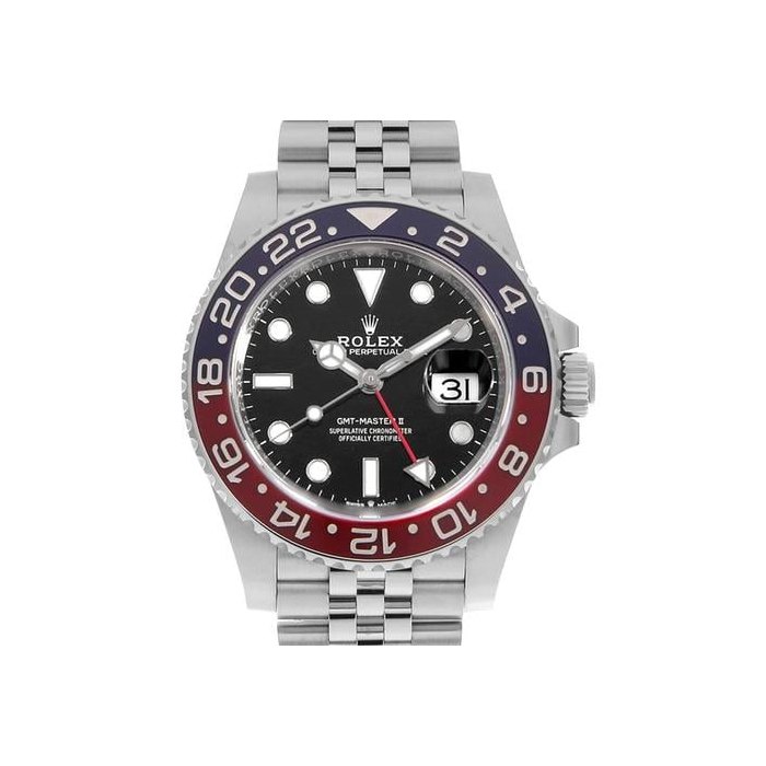 Rolex GMT-Master II126710BLRO black 5 row jubilee bracelet Random Number USED mens