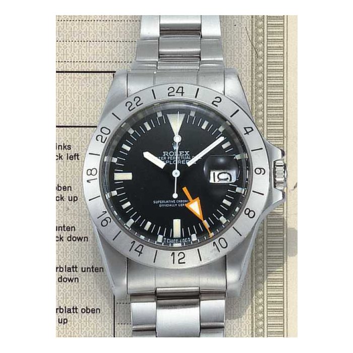 Rolex Explorer II 1655 40mm Stainless steel Black