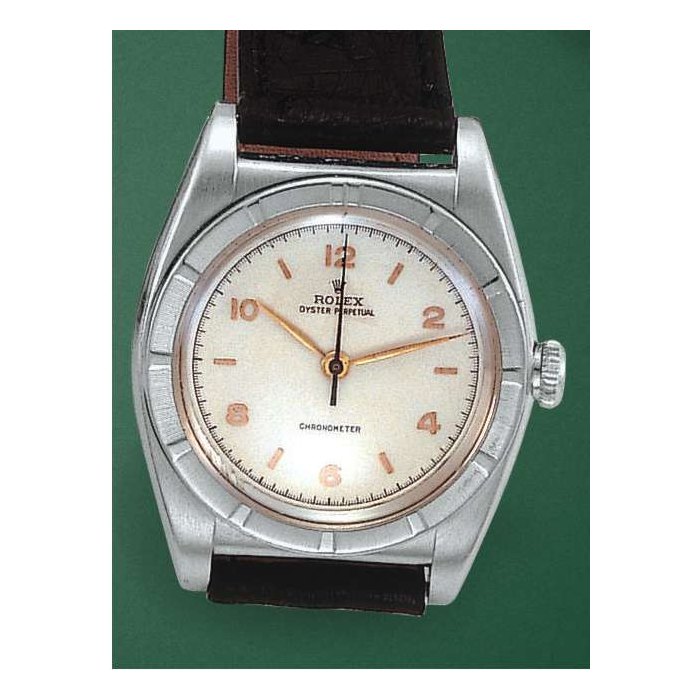 Rolex Oyster Perpetual 3372 31mm Rose gold and Stainless steel Silver