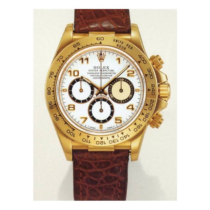 Rolex Daytona 16518 40mm Yellow gold White