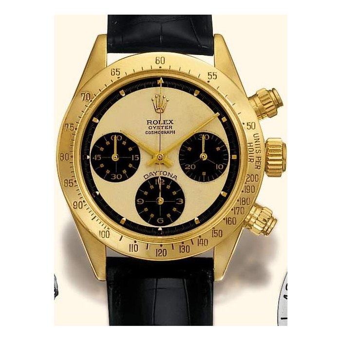 Rolex Daytona 6265 36mm Stainless steel Black and Beige