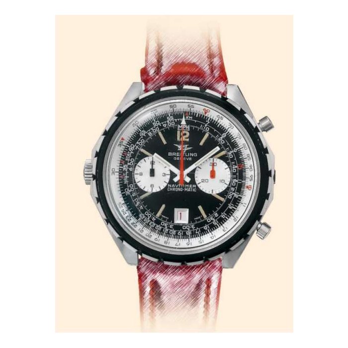 Breitling Navitimer 1806 47mm Stainless steel Black