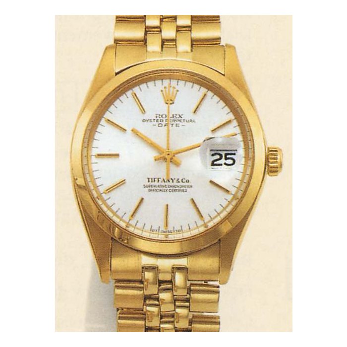 Rolex Oyster Perpetual Date1500 1970 Rare Matte Gold Dial + SERVICED