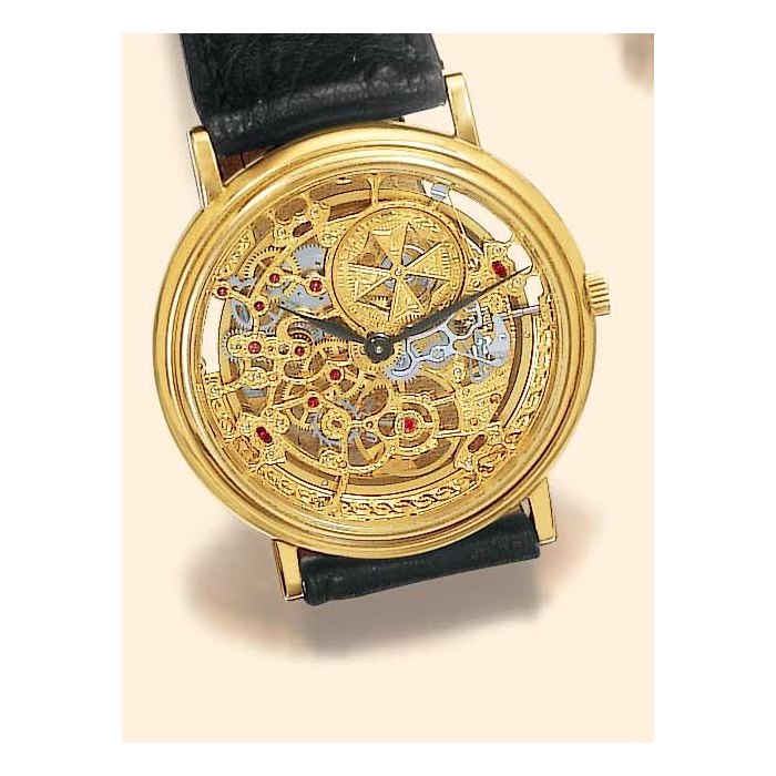 Vacheron Constantin Patrimony 43038 34mm 18k yellow gold Skeletonized