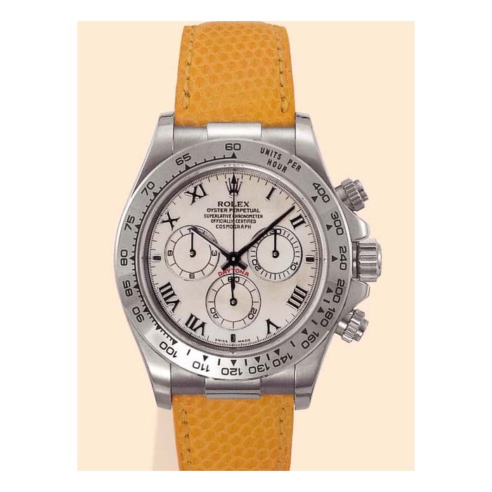 Rolex Daytona 16519 40mm White gold Blue
