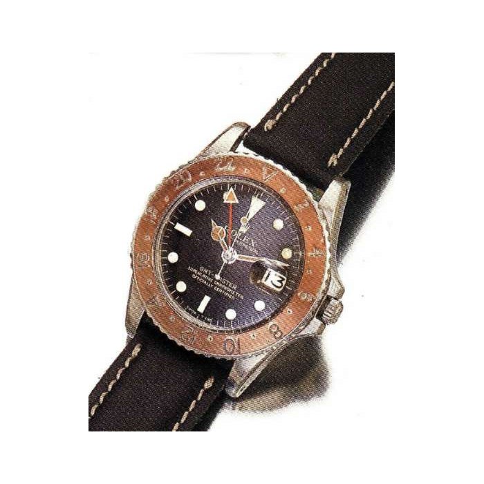 Rolex Rolex GMT-MasterVintage Rolex GMT Master Pepsi 1675 40mm Red Blue Bezel Steel Jubilee Box, Price & Market Data