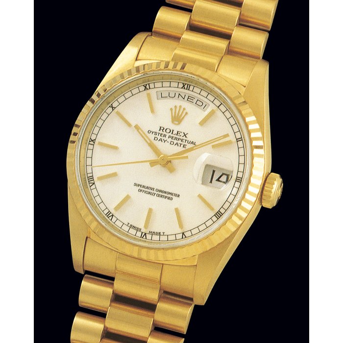 Rolex Day-Date 3618k Yellow Gold - Diamond Dial Ref. 18238