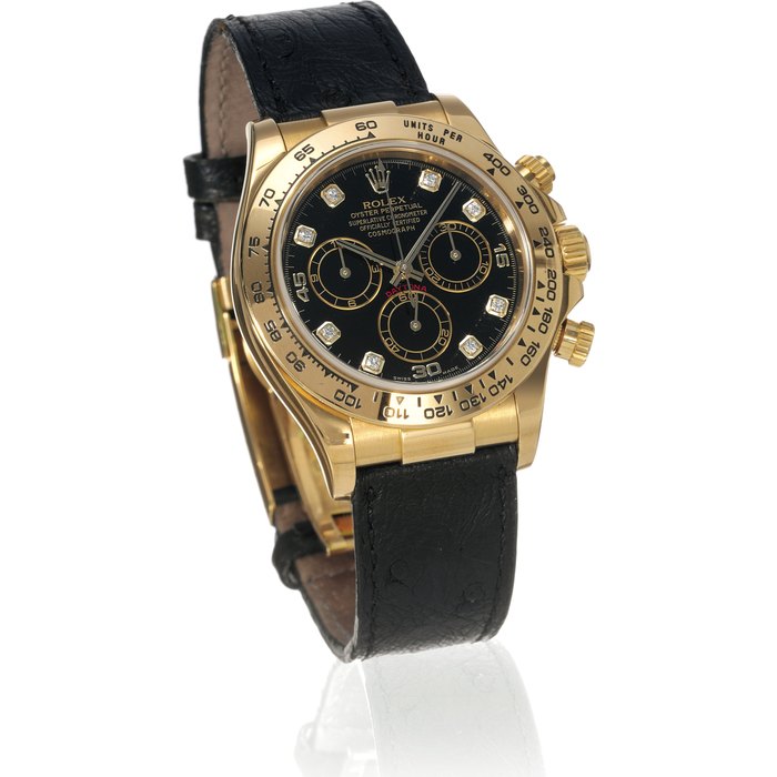 Rolex Daytona 116518 40mm Ceramic and Yellow gold and Rubber Black