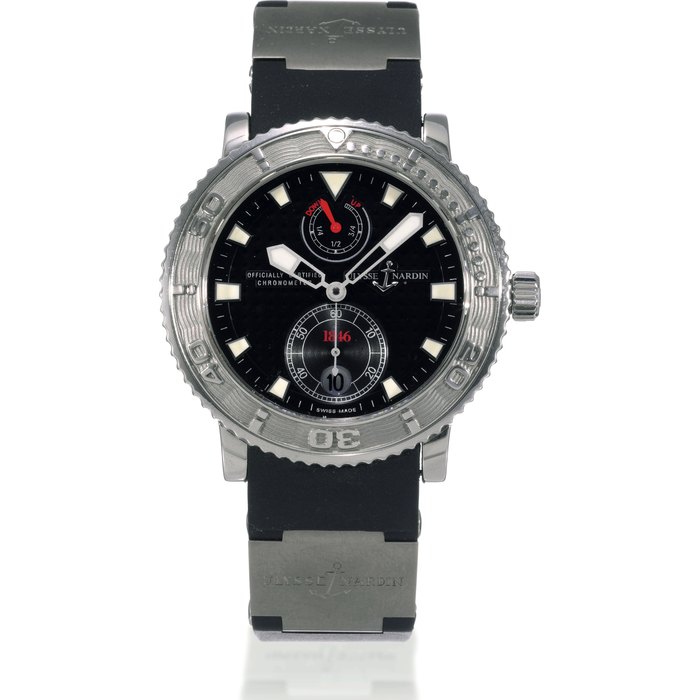 Ulysse Nardin Ulysse Nardin Marine 263-55 41mm Stainless steel Black, Price & Market Data