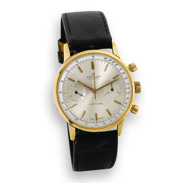 Breitling Top Time 2004 35mm 18k gold Silver