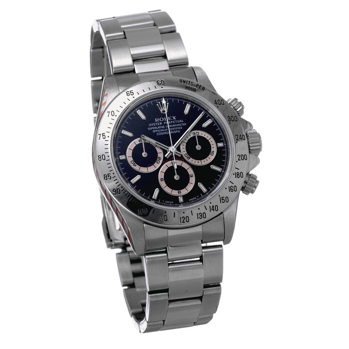 Rolex Rolex Daytona 16520 38mm Stainless steel Black, Price & Market Data