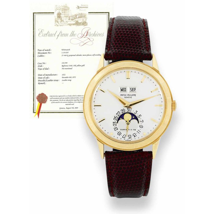 Patek Philippe Patek Philippe Ref Ref 3448, Price & Market Data