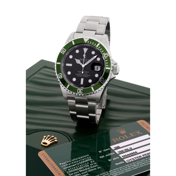 Rolex Rolex Submariner Date16610 Submariner – Kermit Conversion + Original Black, Price & Market Data