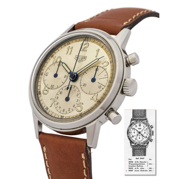 Heuer Heuer Ref 2447 As, Price & Market Data