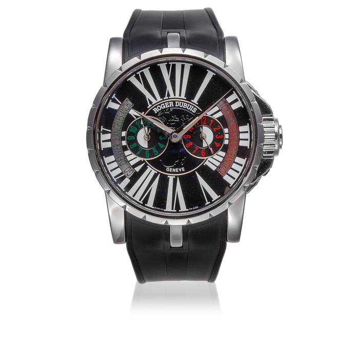 Roger Dubuis Ref Rddebx0092 Excalibur Triple Time Zone