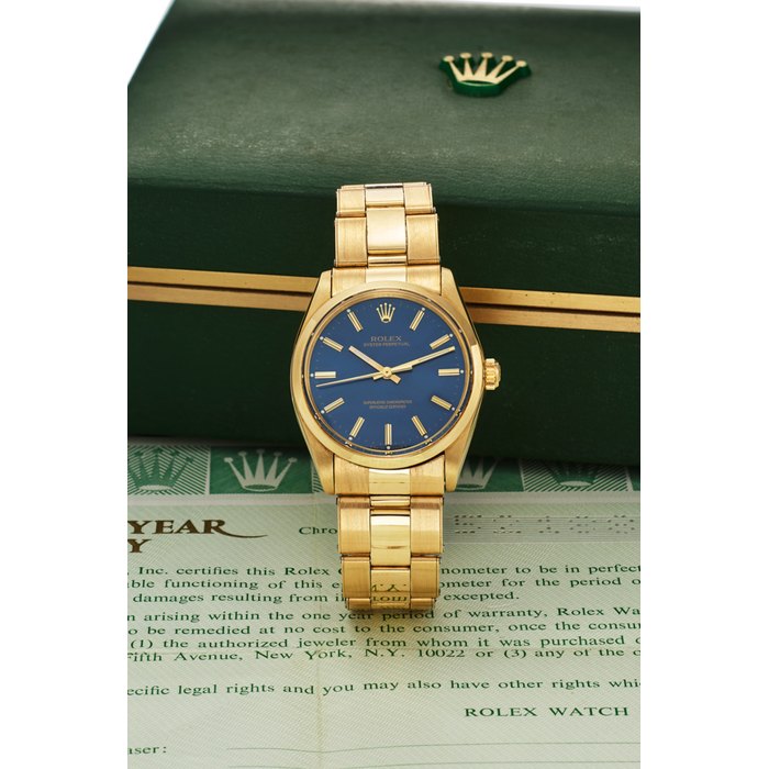 Rolex Ref 1002 1005 Oyster Perpetual Superlative Chronometer Officially Certified