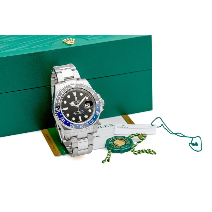 Rolex Ref 116710 Blnr Gmt Master Ii Batman