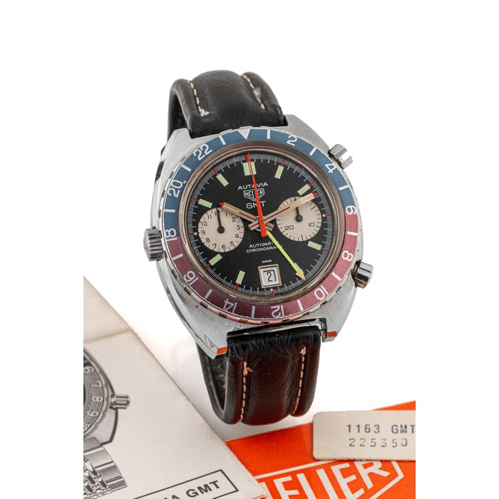Heuer Ref 1163 Autavia Gmt