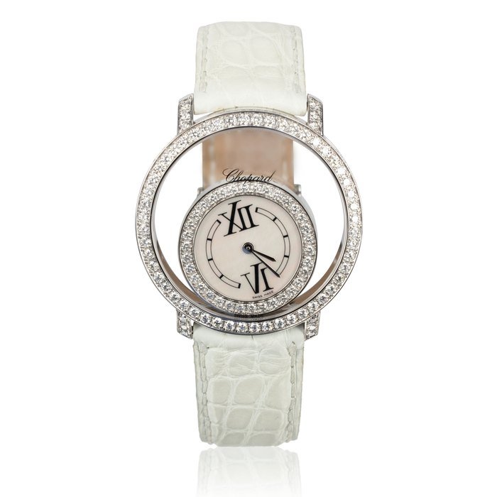 Chopard Chopard Ref 20 7229 20 Wdll Happy Diamonds Happy Time