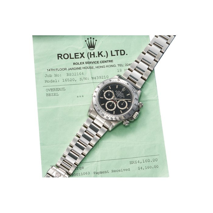 Rolex Rolex Ref 16520 Oyster Perpetual Superlative Chronometer Cosmograph Daytona Retailed By Tiffany Co · 16520