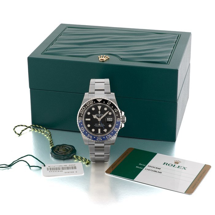 Rolex Rolex Ref 116710 Blnr Gmt Master Ii Batman · 116710