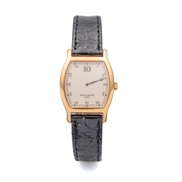 Patek Philippe Patek Philippe Ref 3969 R Tonneau Jubilaire Heure Sautante Limited Edition Of 450 Pieces Especially Made For The 150Th Anniversary Of The Manufacture · 3969