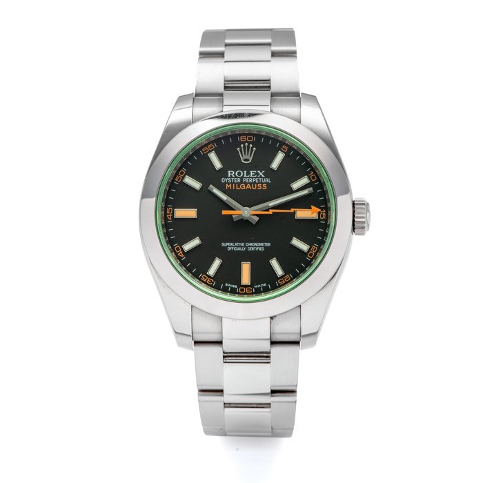 Rolex Rolex Ref 116400 Gv Oyster Perpetual Milgaus Superlative Chronometer Officially Certified · 116400