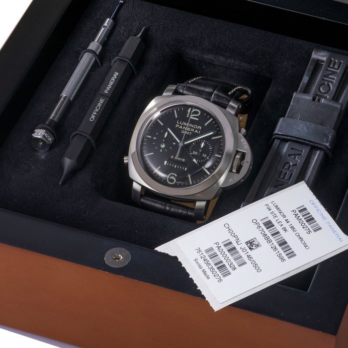 Panerai Panerai Ref Pam00275 Luminor 1950 8 Days Chrono Monopulsante Gmt · PAM00275