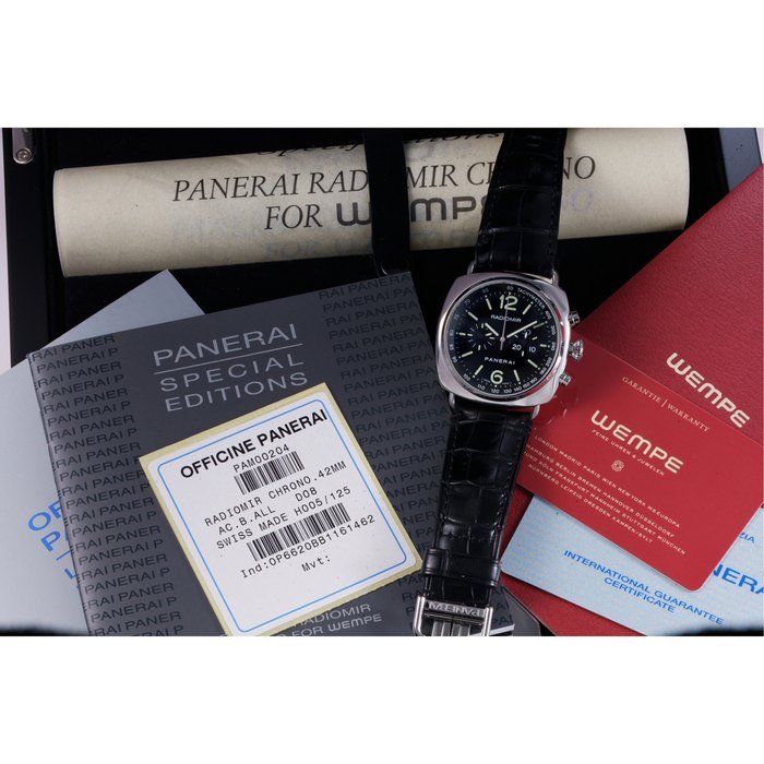 Panerai Panerai Ref Op6620 Pam00204 Radiomirc Chrono For Wempe · OP6620