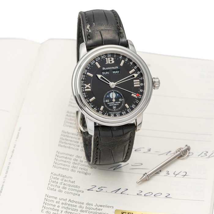 Blancpain Blancpain Ref 2763 1130 Bd Quantieme A Phases De Lune 2100 · 2763