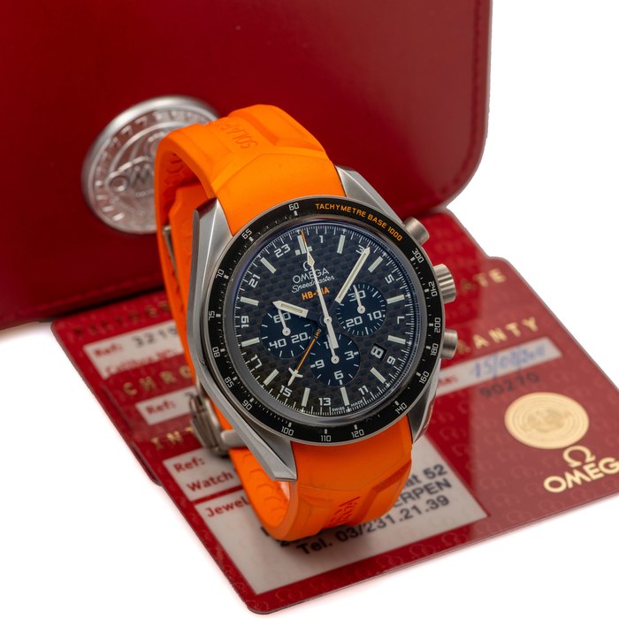 Omega Omega Ref 321 92 44 52 01 003 Speedmaster Co Axial Gmt · 321