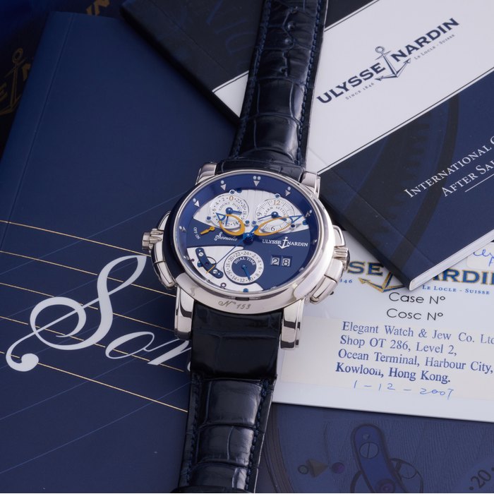 Ulysse Nardin Ref 670 88 Sonata Cathedral Dual Time Alarm