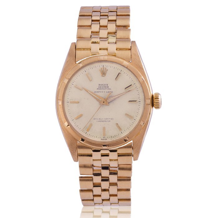 Rolex Rolex Ref 6099 6299 Big Bubble Back Retailed By Serpico Y Laino · 6099