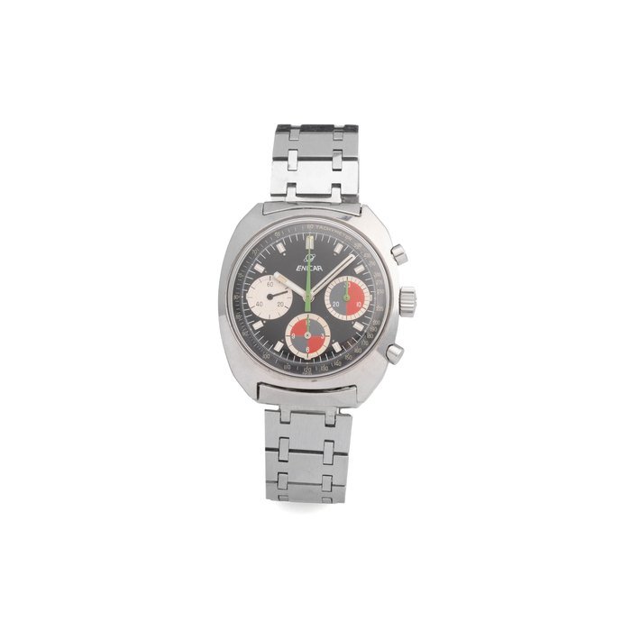 Enicar Enicar Ref 072 01 03 Ocean Pearl So Called Panda Green Red Royal Oak · 072