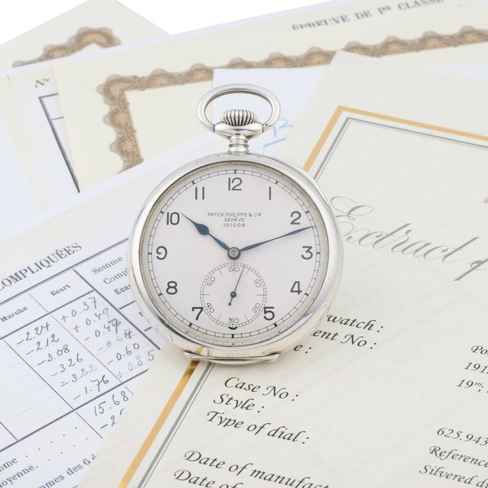 Patek Philippe Patek Philippe Ref 738 Deck Watch Having Won A First Class Bulletin De Marche From The Astronomical Observatory Of Geneva Honourable Mention With 624 Points · 738