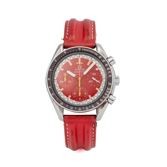 Omega Omega Ref 3810 61 41 Speedmaster Reduced So Called Red Schumacher · 3810
