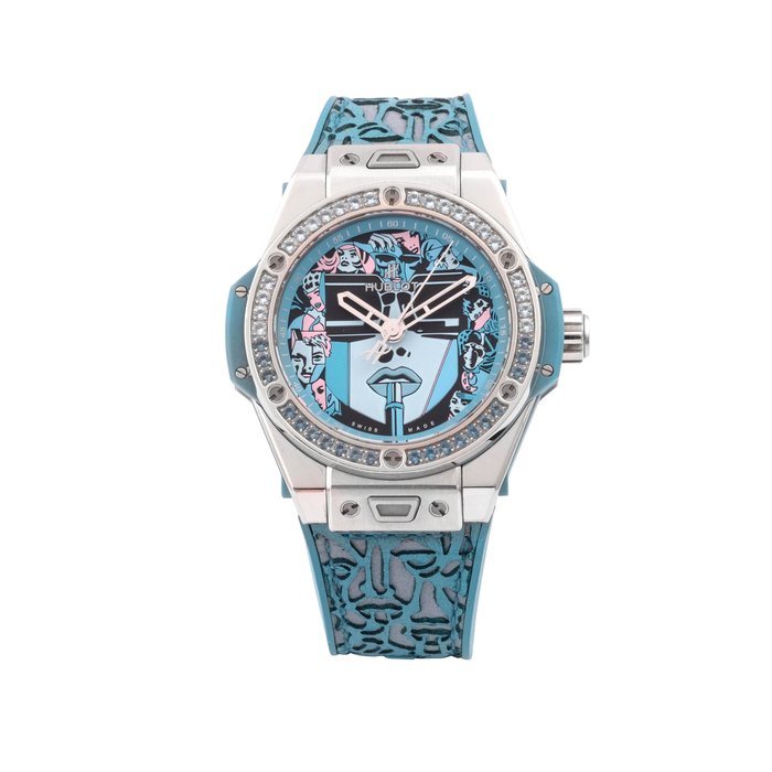 Hublot Hublot Ref 465 Sx 1190 Vr 1207 Lip19 Big Bang One Click Marc Ferrero Steel Turquoise · 465