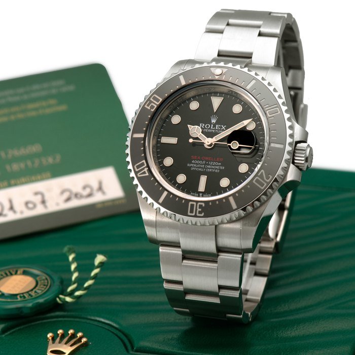 Rolex Rolex Ref 126600 Oyster Perpetual Date Sea Dweller Red · 126600
