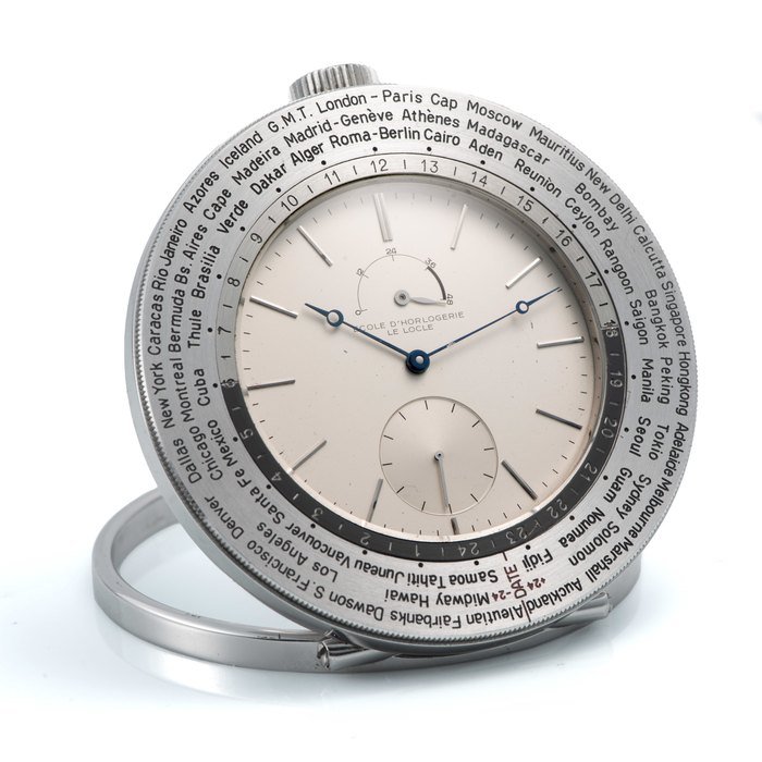 Ecole D Horlogerie Le Locle World Time Desk Clock