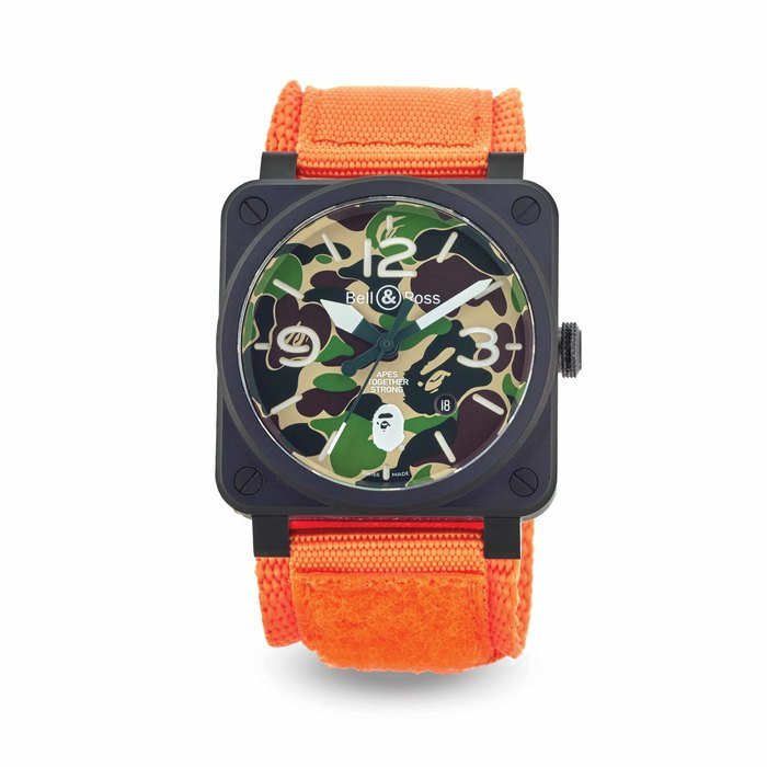 Bell Ross Ref Br 03 92 Green Camo Bape Xxv Anniversary Limited Edition