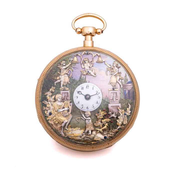 Attributable To Piguet Et Meylan Le Jardin De Cupidon