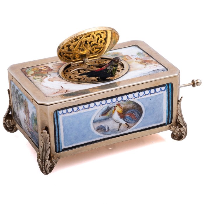 Attributed To Griesbaum Singing Bird Box