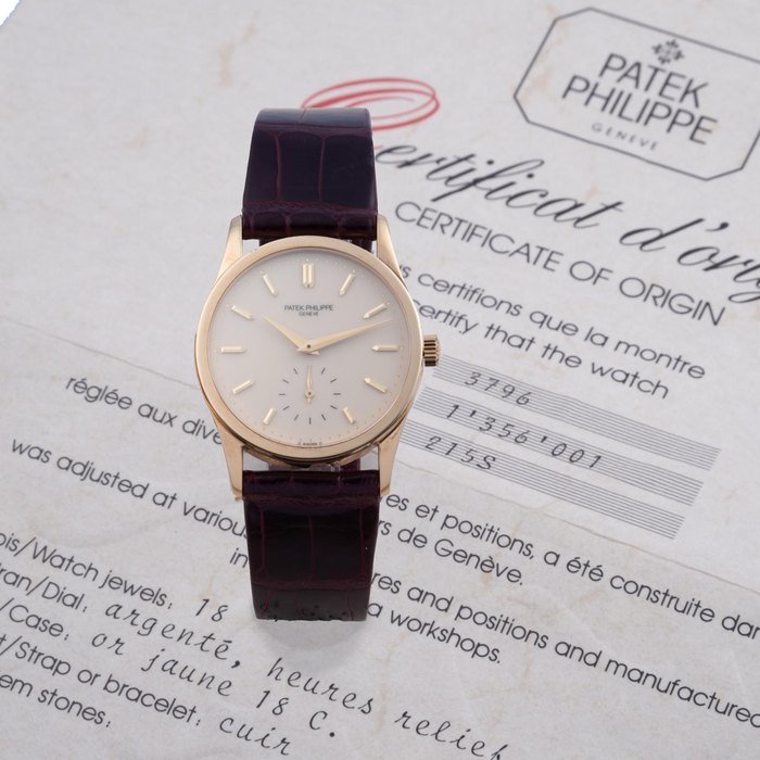 Patek Philippe Patek Philippe Ref 3796 Calatrava · 3796