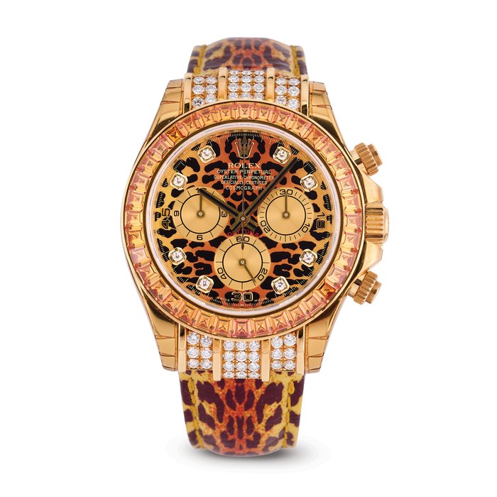 Rolex Rolex Ref 116598Saco Leopard Daytona · 116598SACO