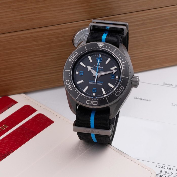 Omega Ref 2159 26 21 01 1001 Seamaster Planet Ocean 6000M Ultra Deep