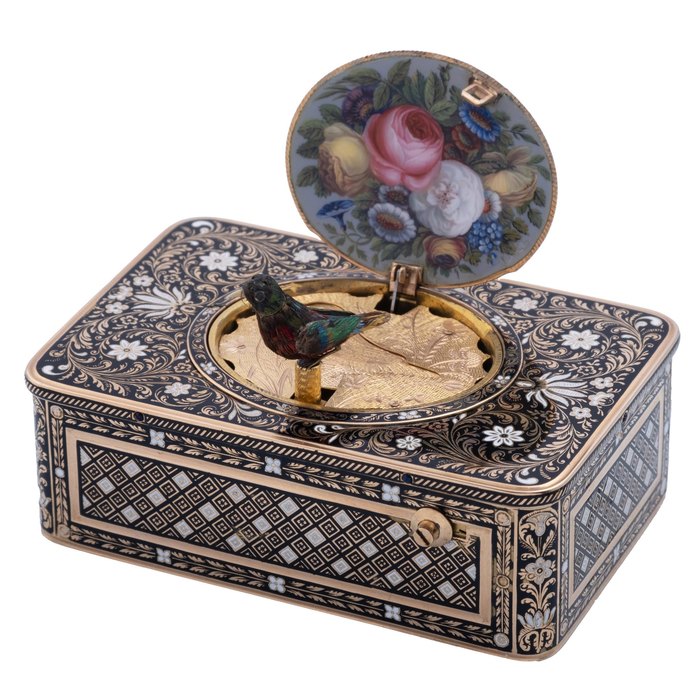 Freres Rochat Miniature Singing Bird Box