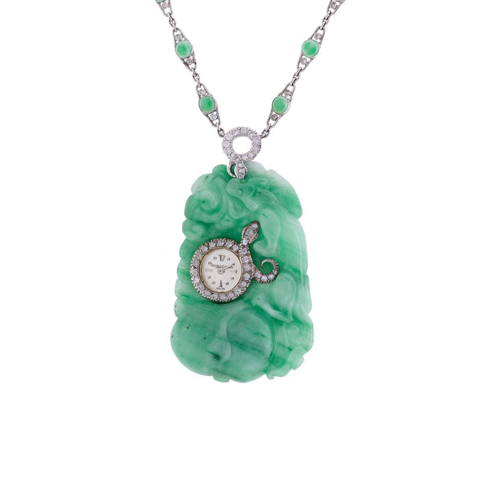 Jaeger-LeCoultre Jaeger Lecoultre Pendant Jade Necklace, Price & Market Data