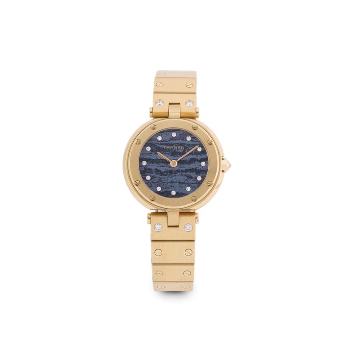 Cartier Ref 8191 Ferrite Dial Santos Ronde Vendome
